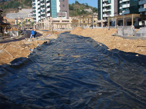 小區景觀河防滲工程